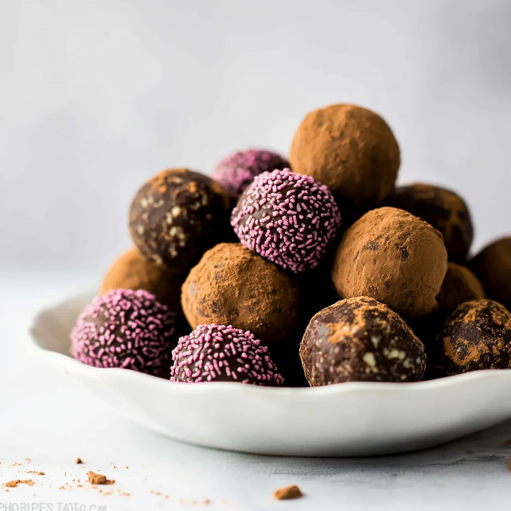 Delicious Homemade Chocolate Truffles