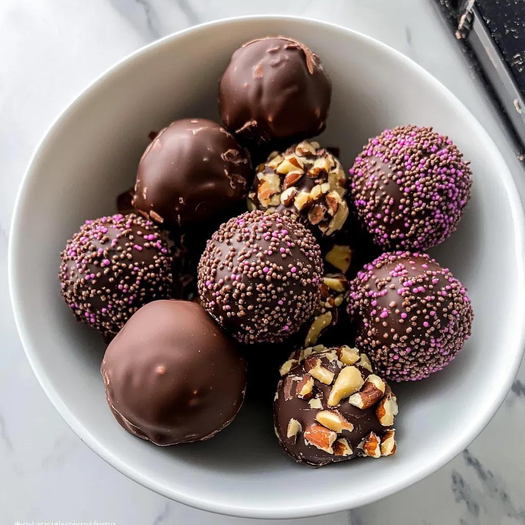 Sweet Homemade Chocolate Truffles