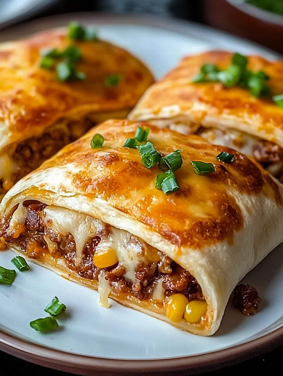Loaded Cheesy Pocket Tacos
