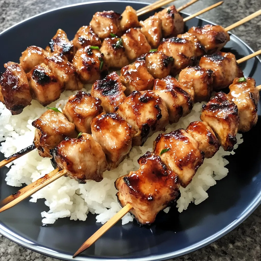 Teriyaki Chicken Skewers