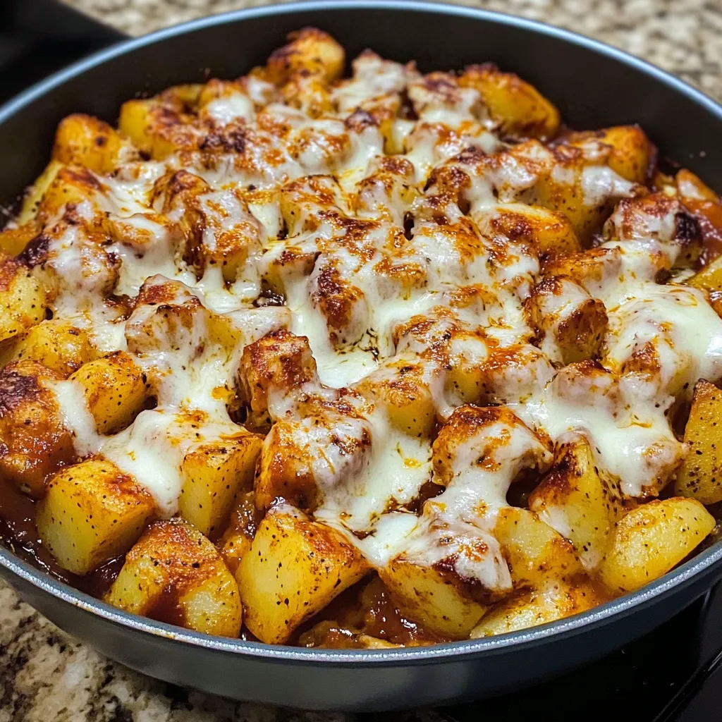 Best BBQ Chicken Potato Skillet
