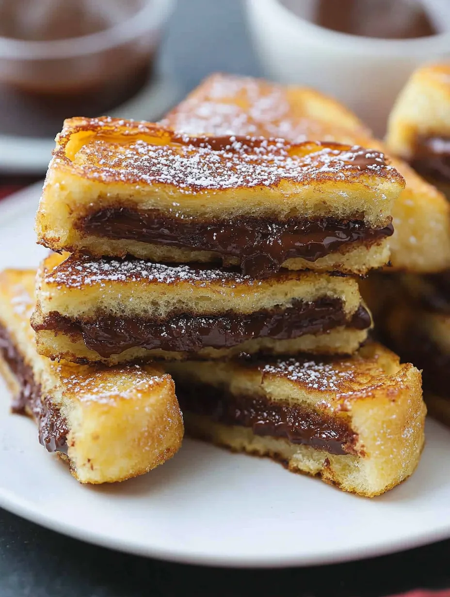 Nutella Stuffed French Toast Sticks Recipe