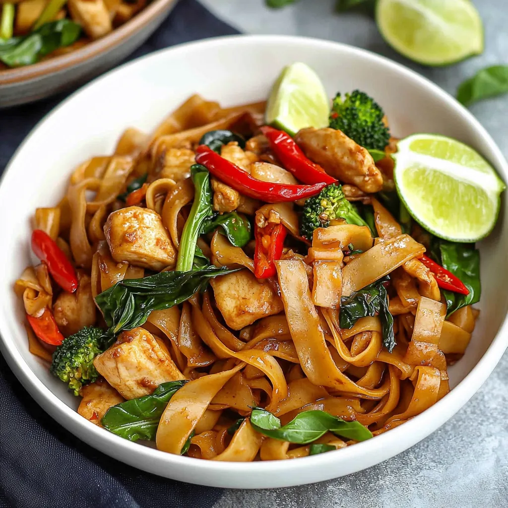 Drunken Noodles (Pad Kee Mao)