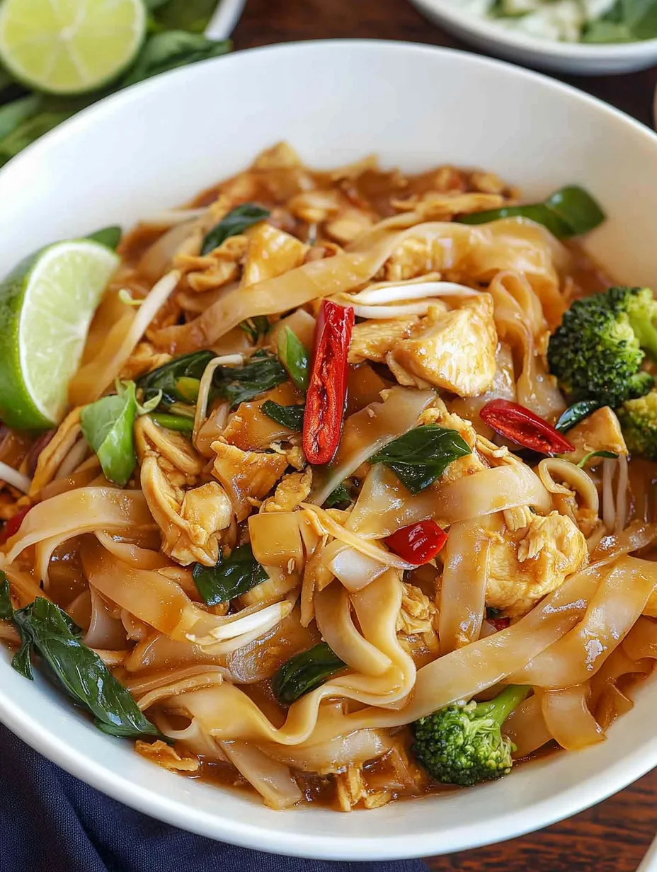 Drunken Noodles Recipe (Pad Kee Mao)