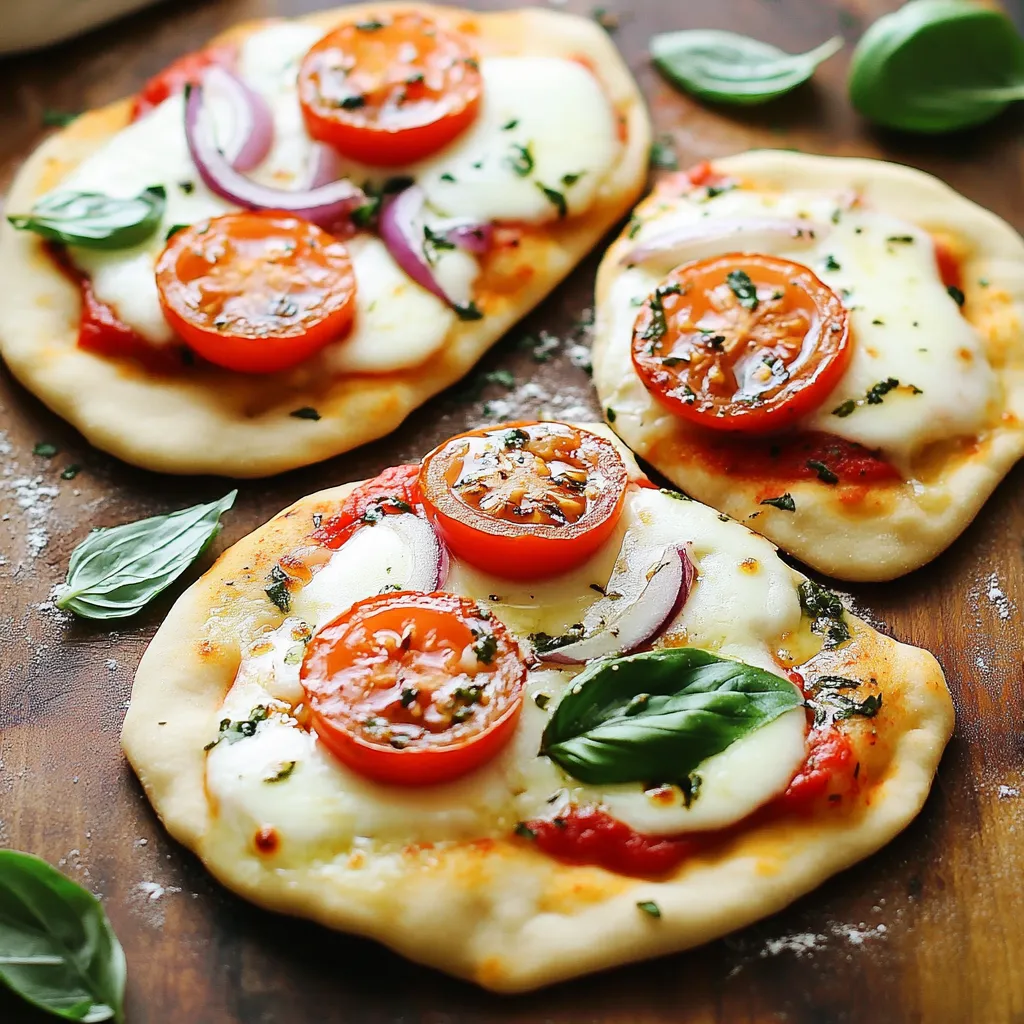 Best Caprese Naan Pizzas