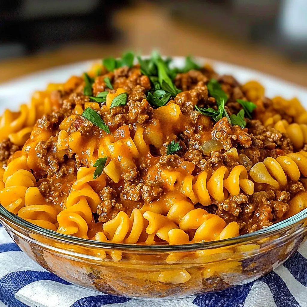 Delicious Sloppy Joe Casserole