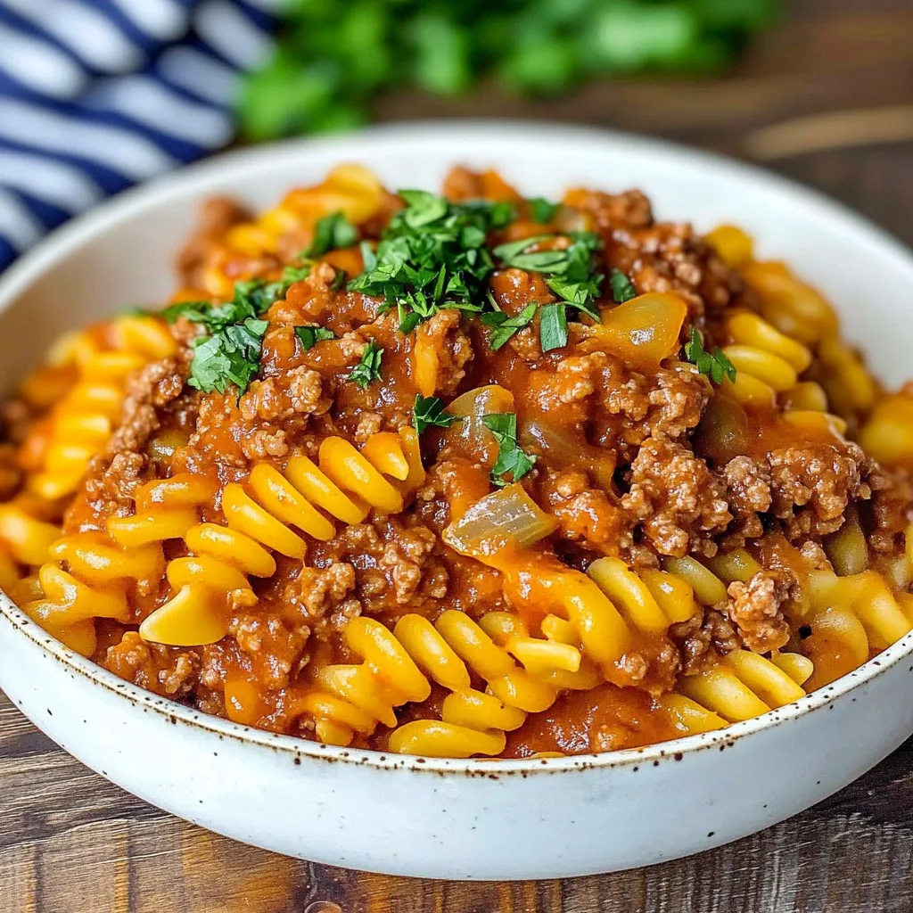 Best Sloppy Joe Casserole