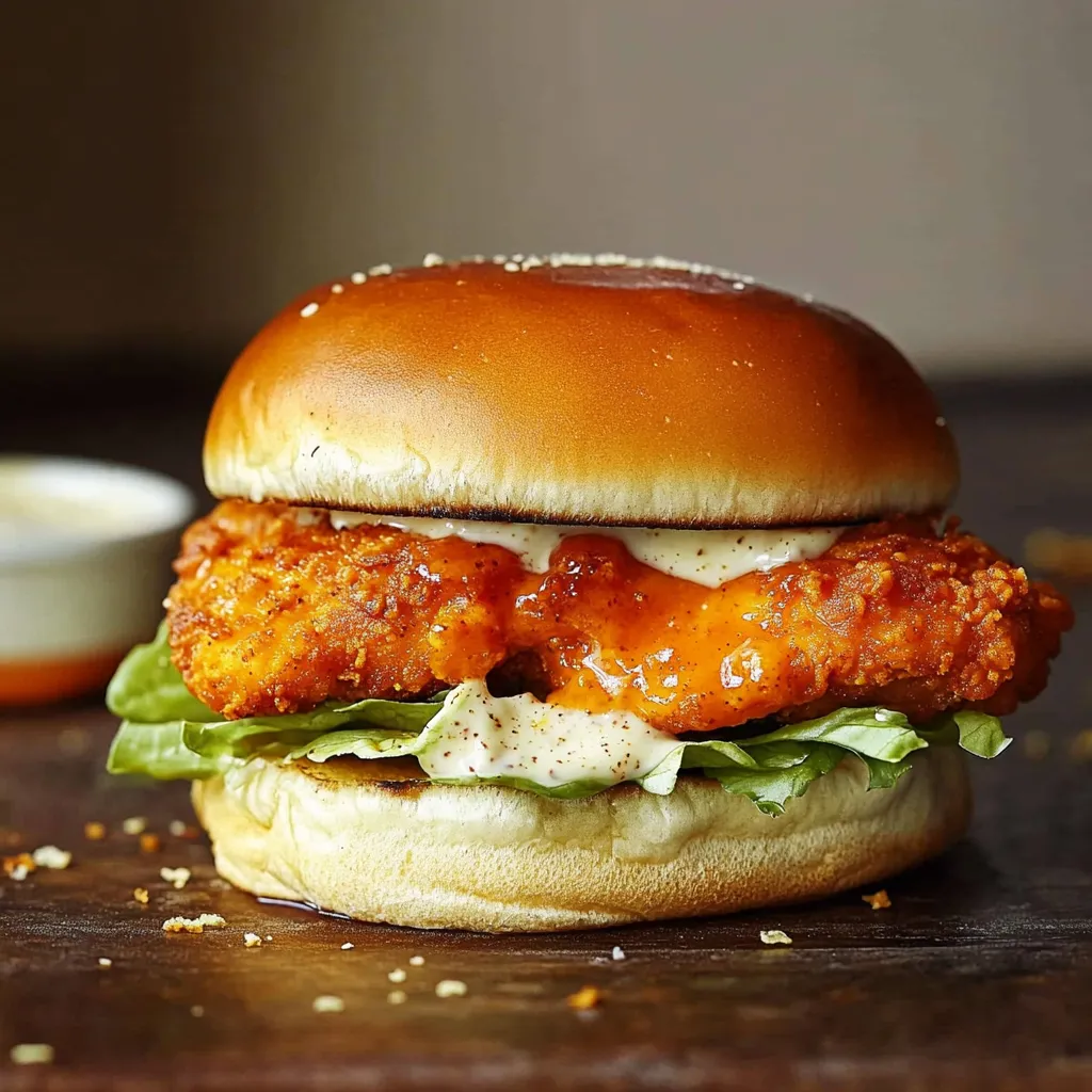 Best Baked Nashville Hot Chicken Sandwich