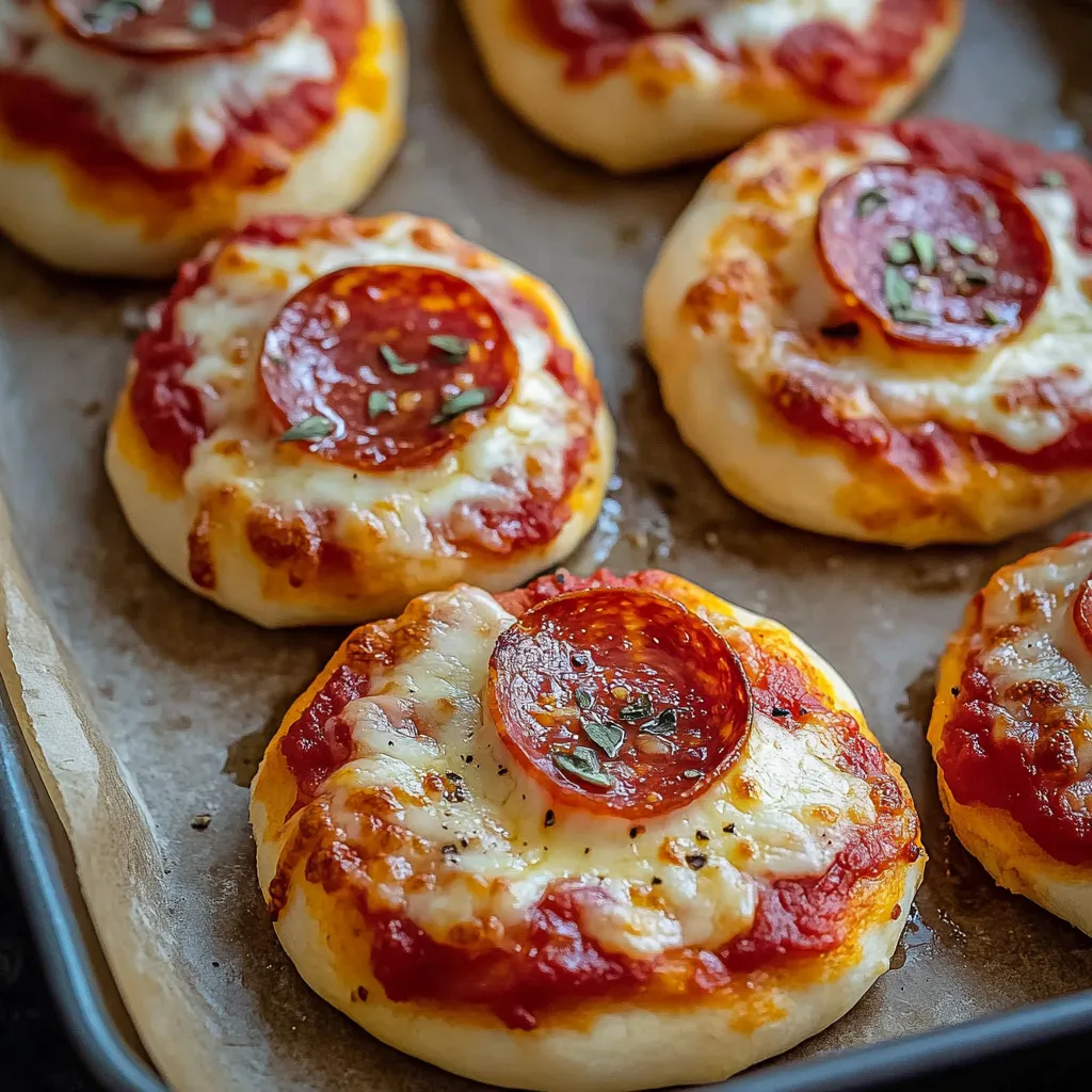 Delicious Mini Lunchbox Pizzas