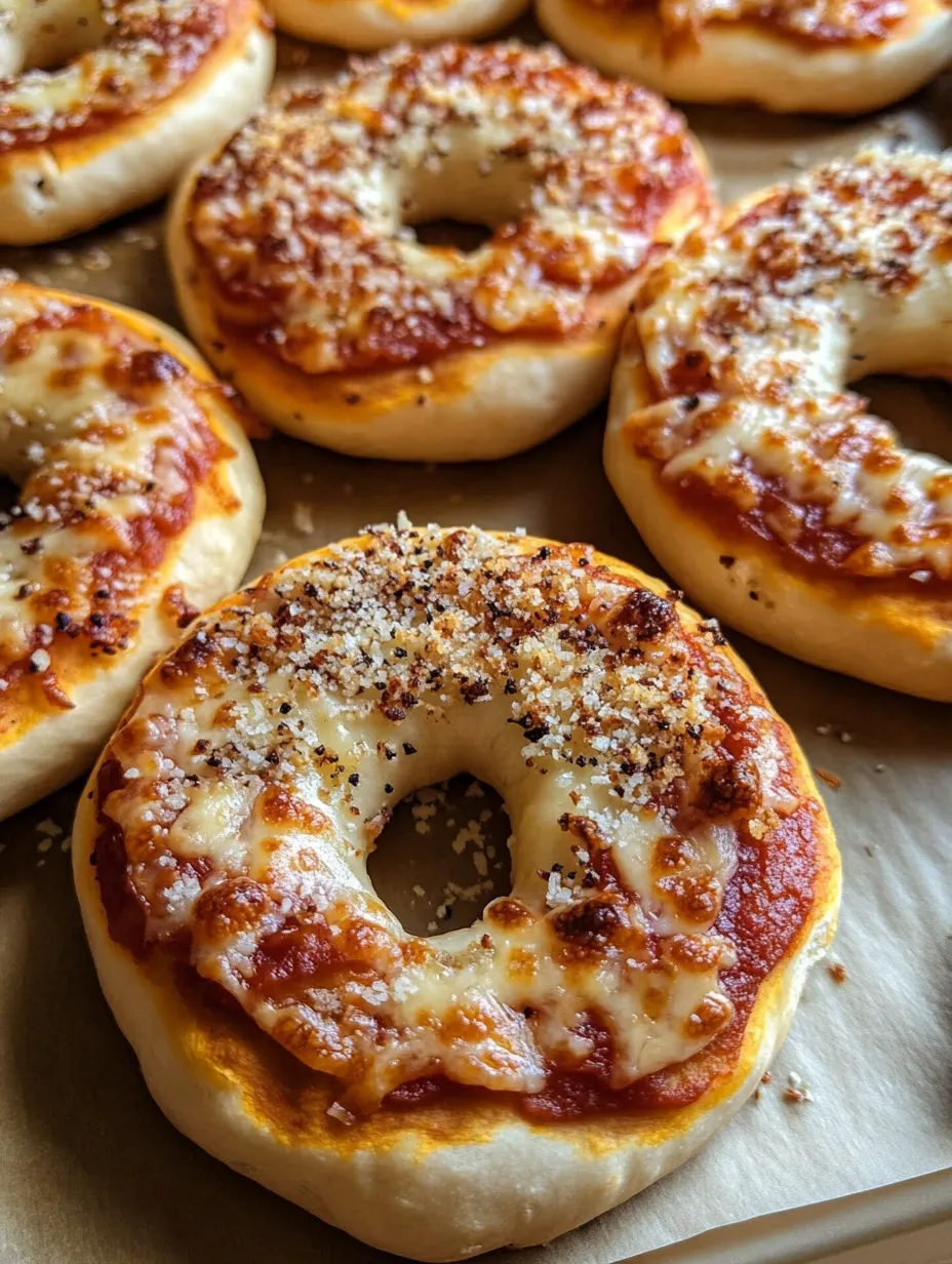 Homemade Pizza Bagels Recipe