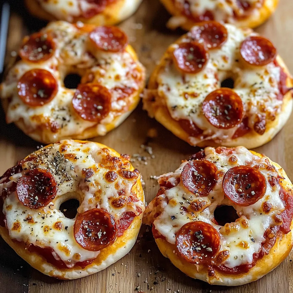 Sweet Homemade Pizza Bagels