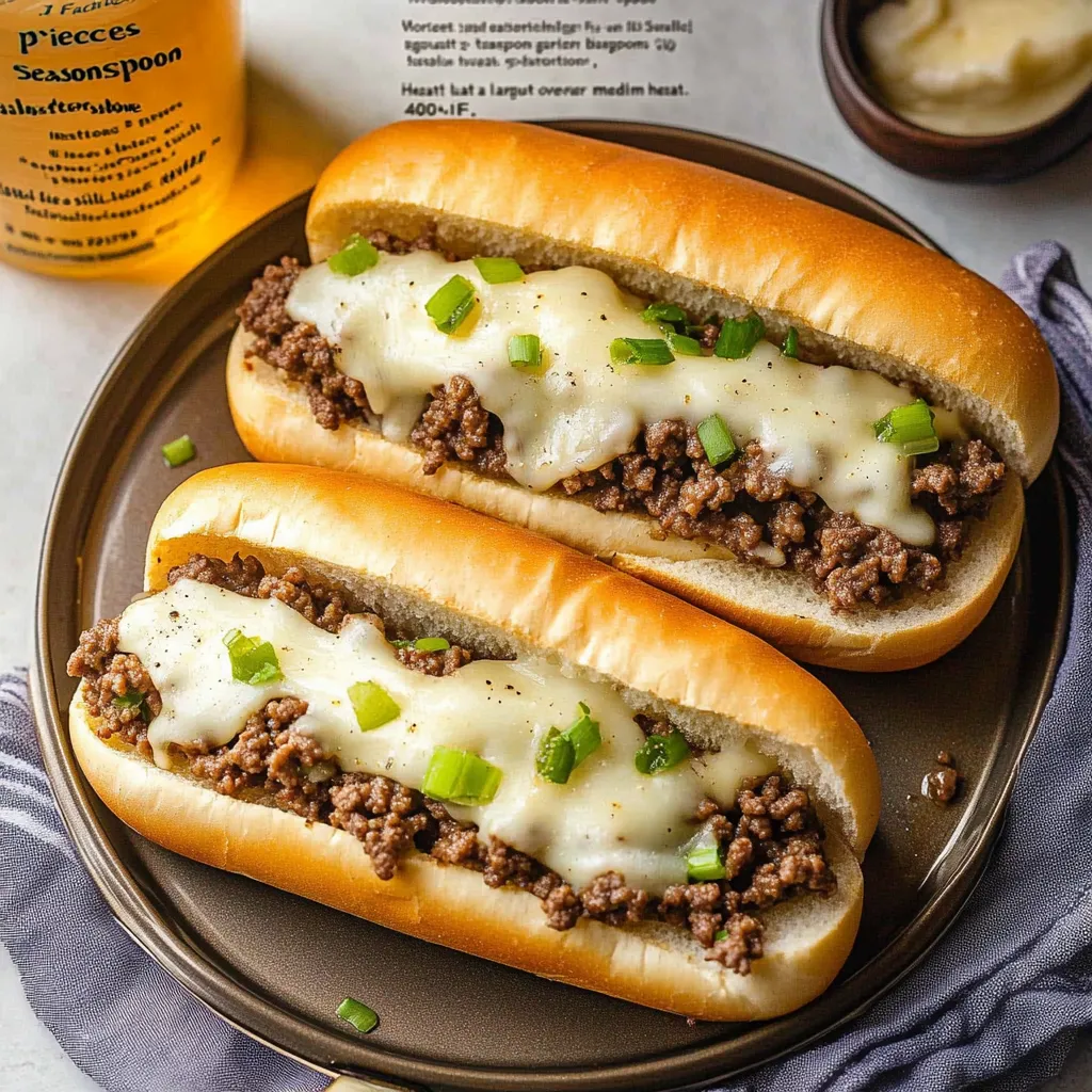 Best Ground Beef Philly Cheesesteak