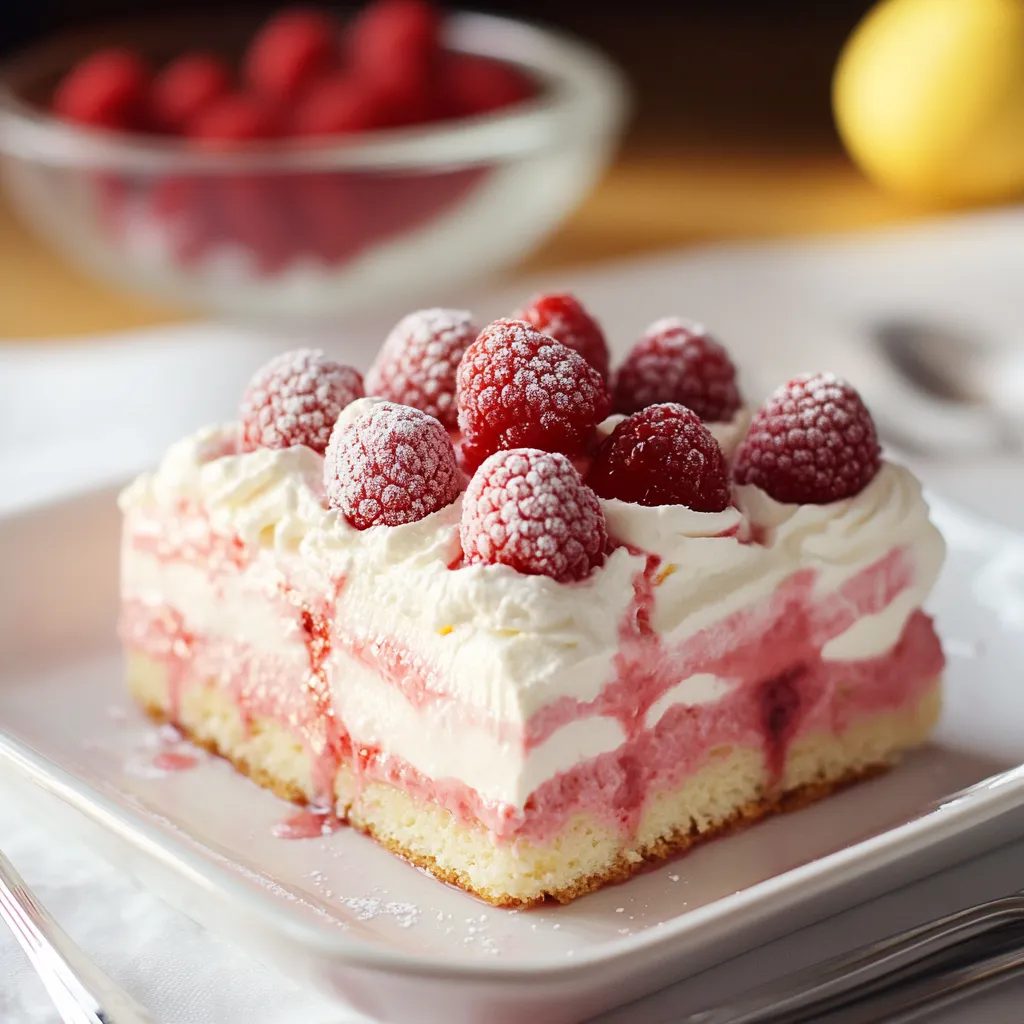 White Chocolate Raspberry Tiramisu