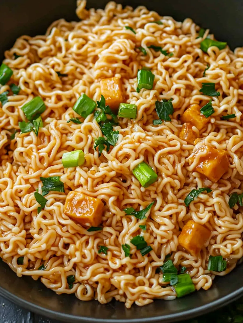 Easy Saucy Ramen Noodles Recipe