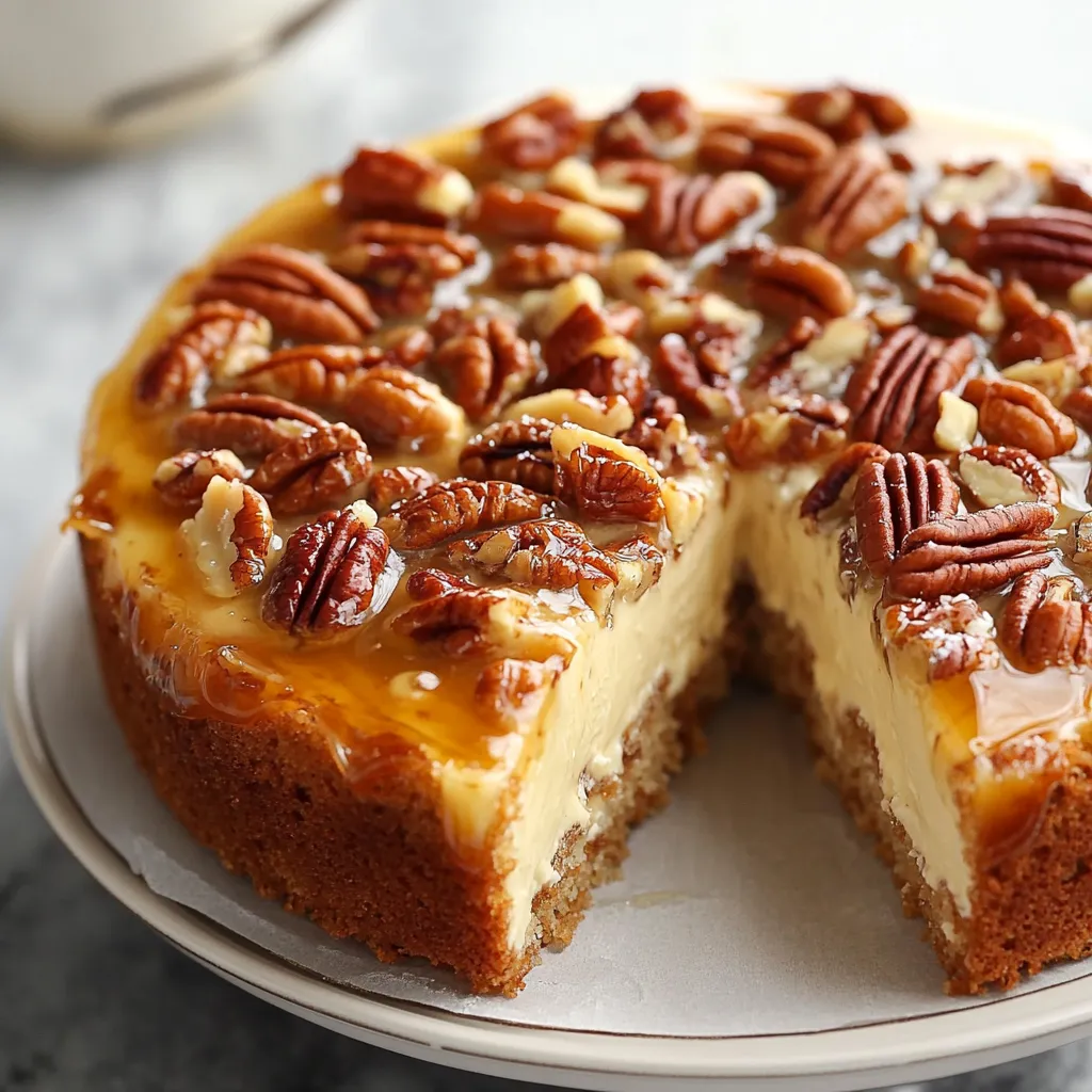 Delicious Gooey Butter Pecan Cake
