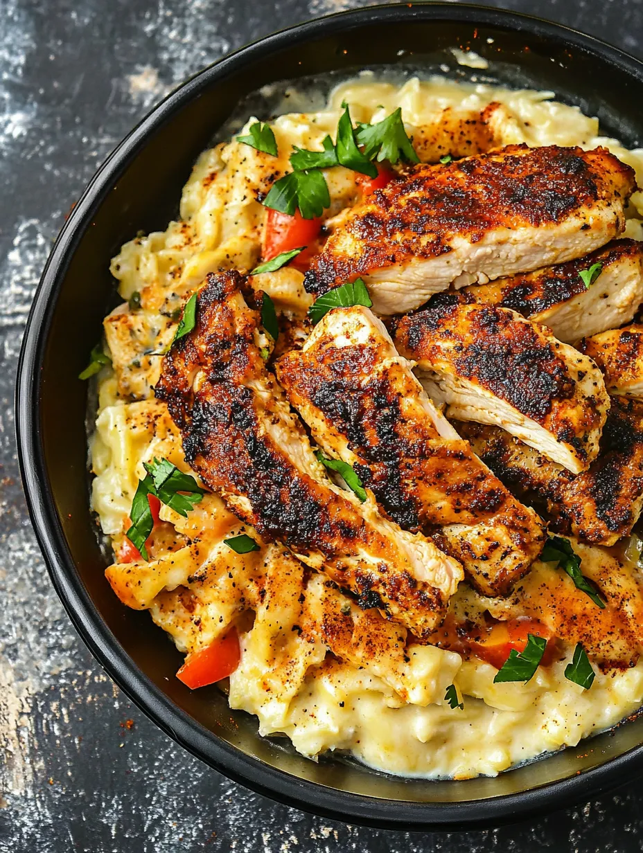 Blackened Cajun Chicken Alfredo Recipe
