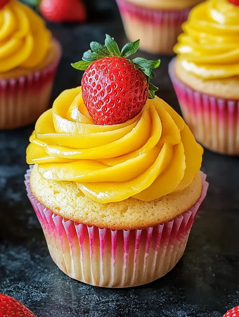 Strawberry Mango Cupcakes Recipe – Fruity, Tropical Bliss Recipe