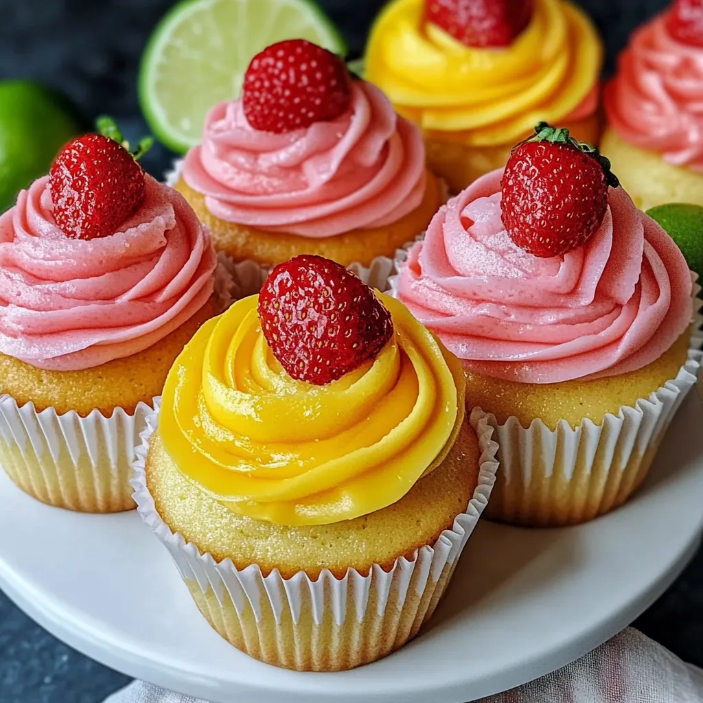 Delicious Strawberry Mango Cupcakes Recipe – Fruity, Tropical Bliss
