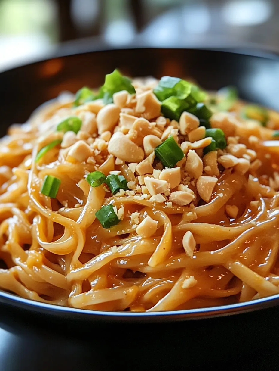 Delicious Easy Spicy Thai Peanut Noodles