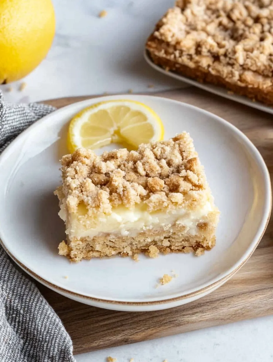 Lemon Crumb Bars Recipe