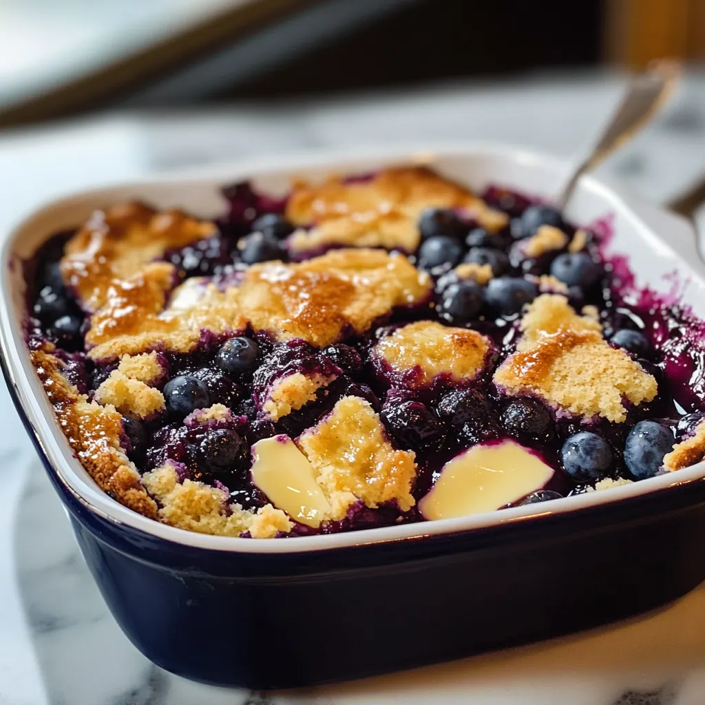 Delicious Blueberry Dump Cake