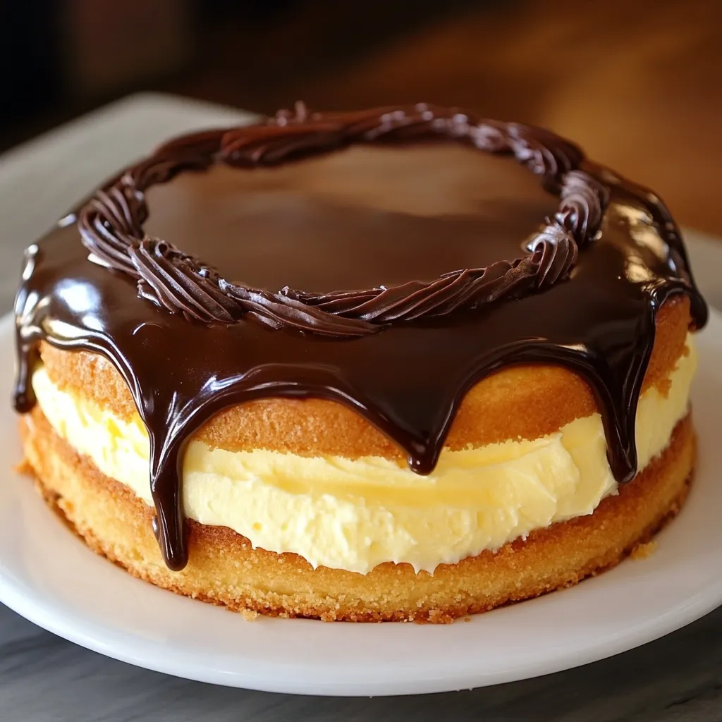 Boston Cream Pie Recipe