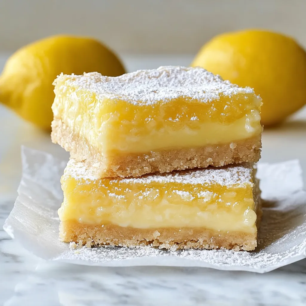 Delicious Lemon Bars Recipe