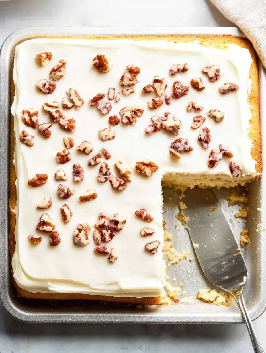 White Texas Sheet Cake