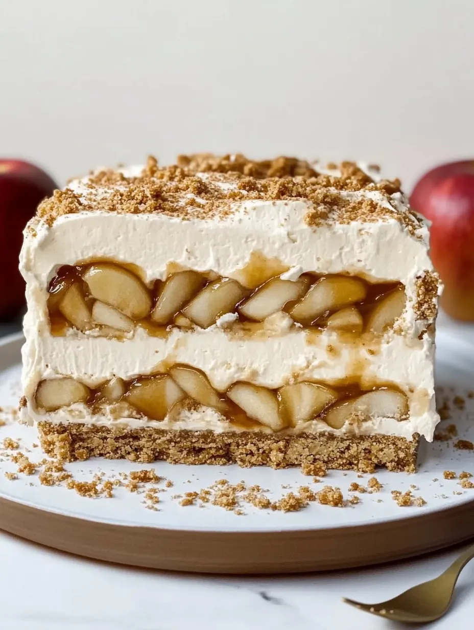 Caramel Apple Icebox Cake