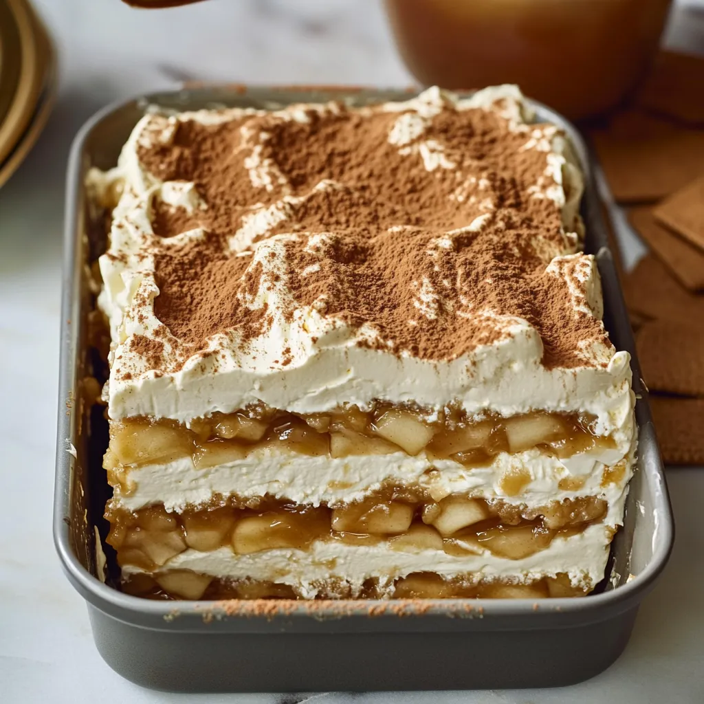 Delicious Caramel Apple Icebox Cake Recipe