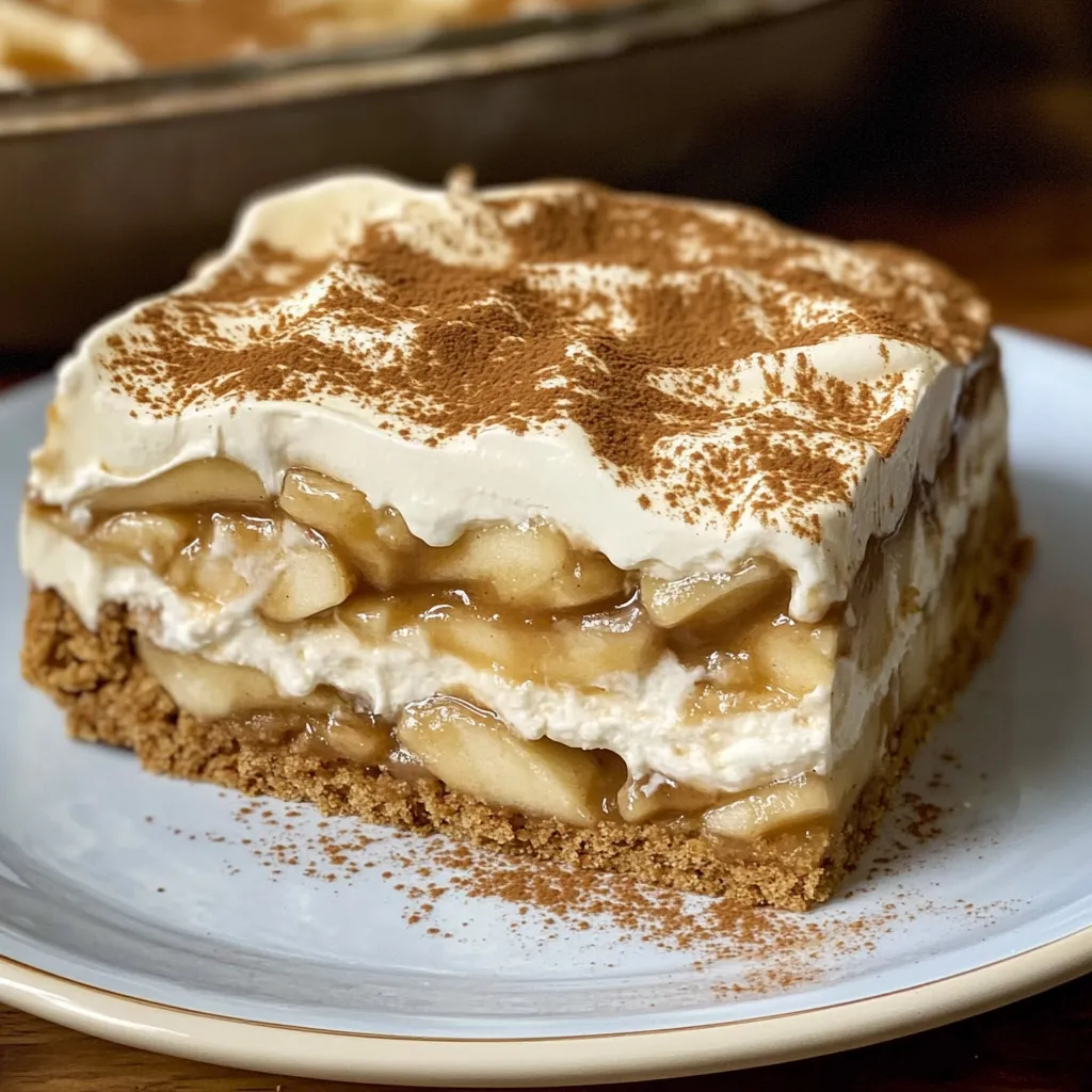 Sweet Caramel Apple Icebox Cake