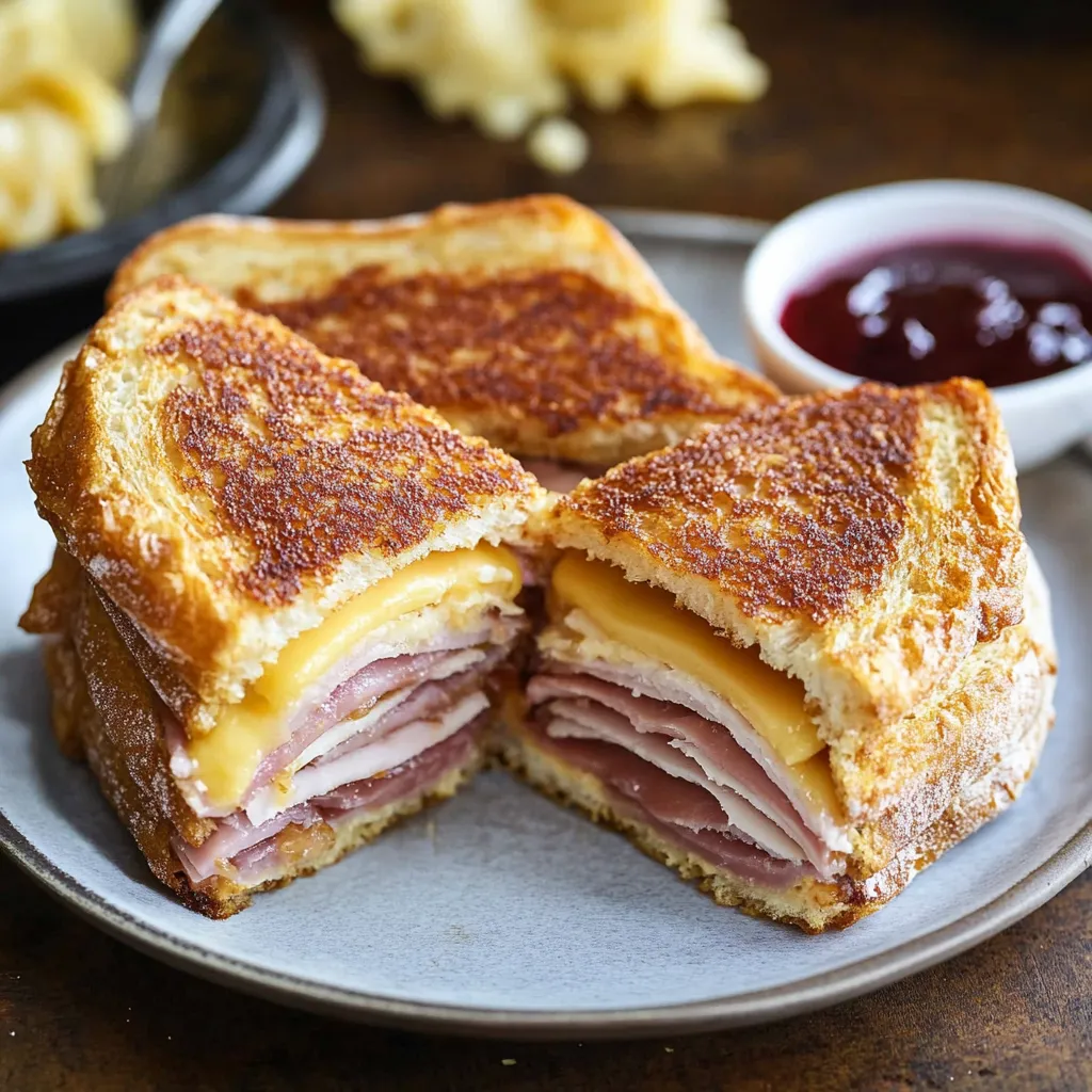 Delicious Monte Cristo Sandwich {Bennigan’s Copycat}