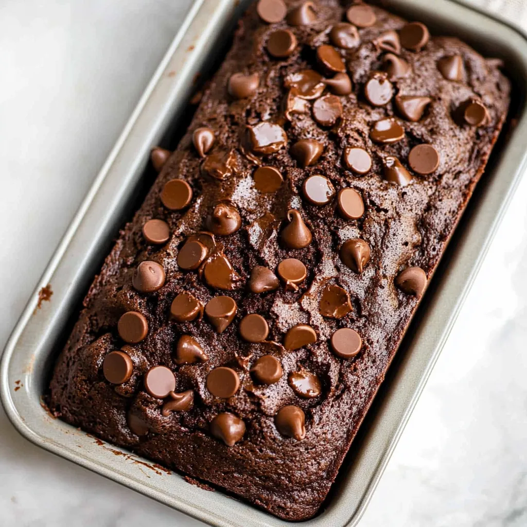 Delicious Triple Chocolate Banana Bread