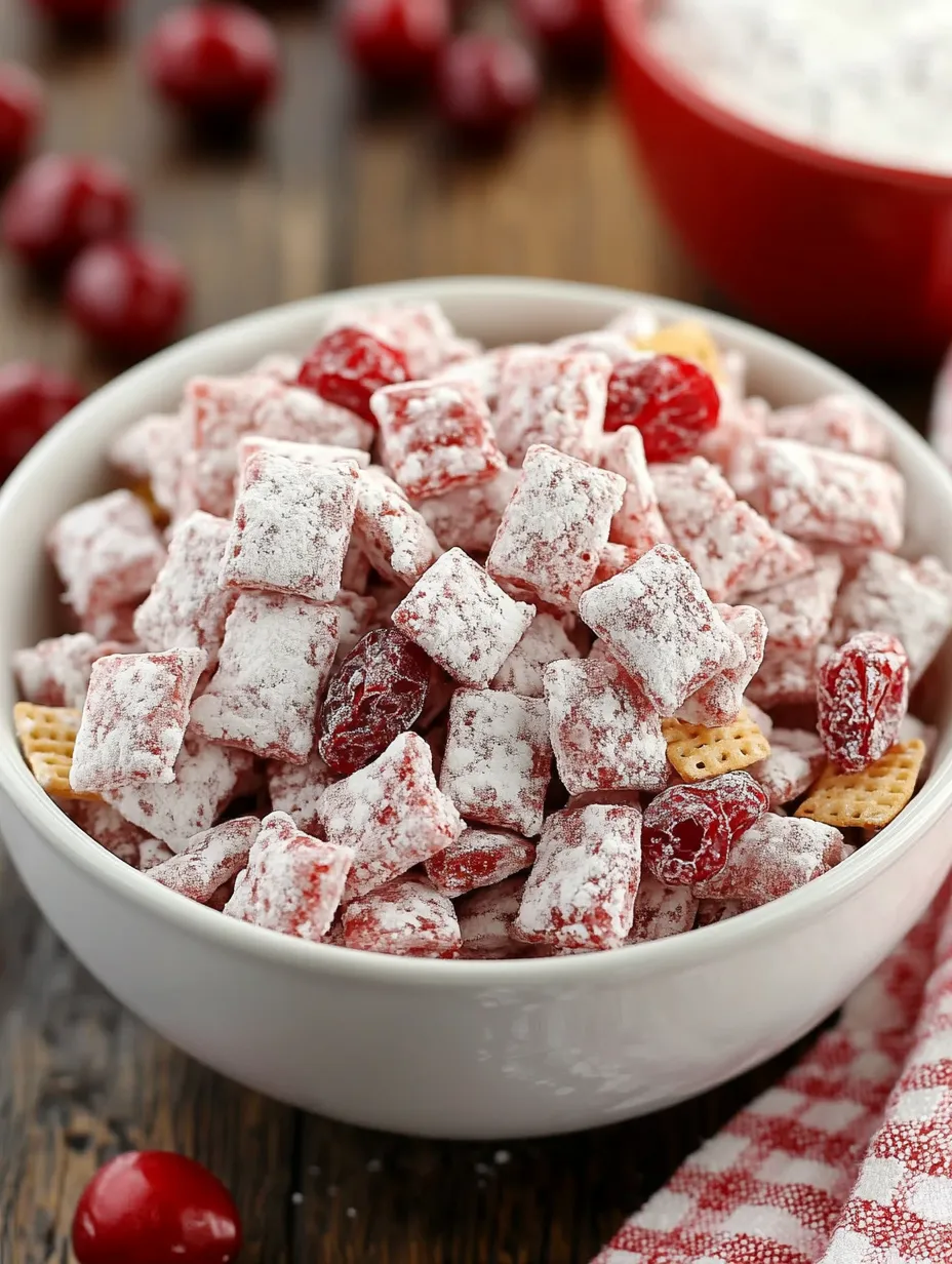 Cherry Cheesecake Puppy Chow Recipe