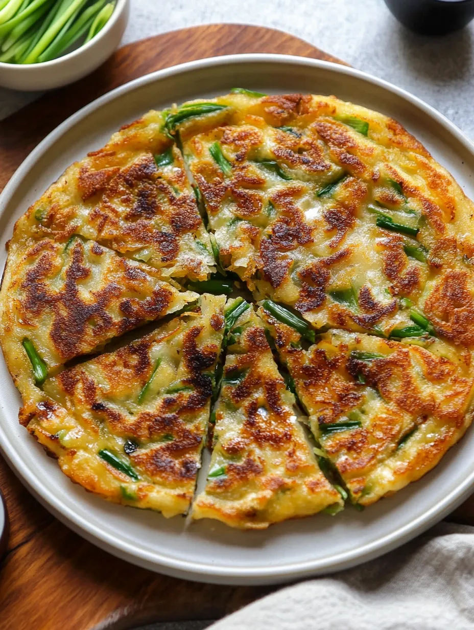 Easy 15-min. Pajeon Recipe (Korean Scallion Pancake)