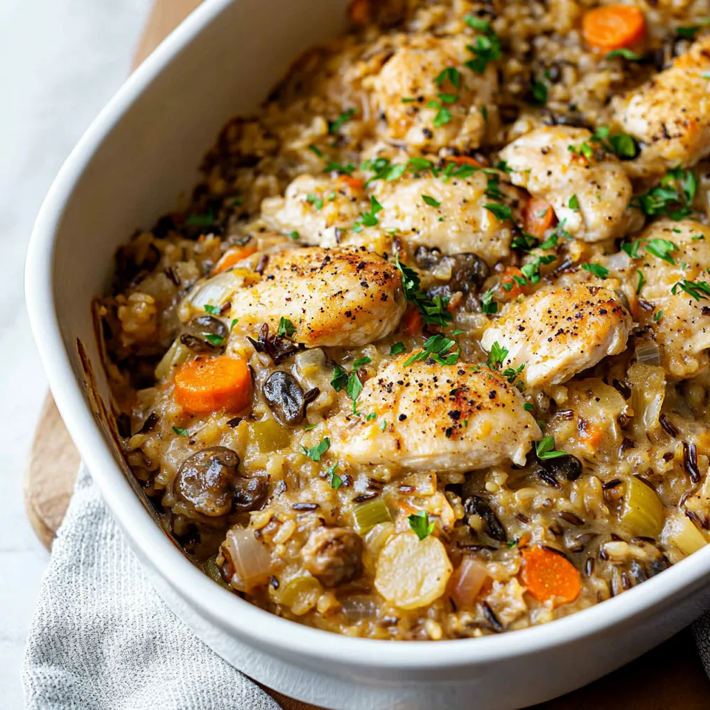 Chicken and Wild Rice Casserole