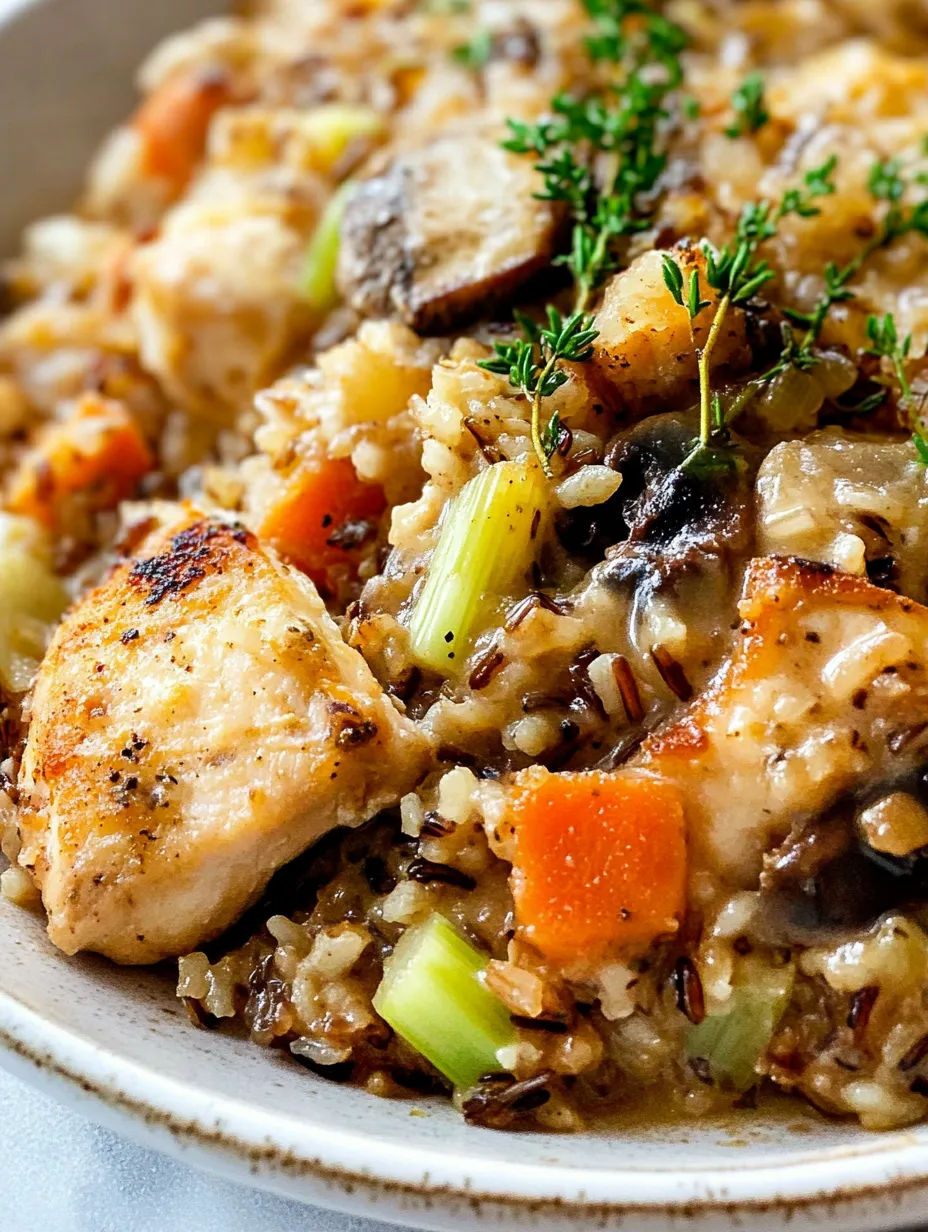 Chicken and Wild Rice Casserole Recipe