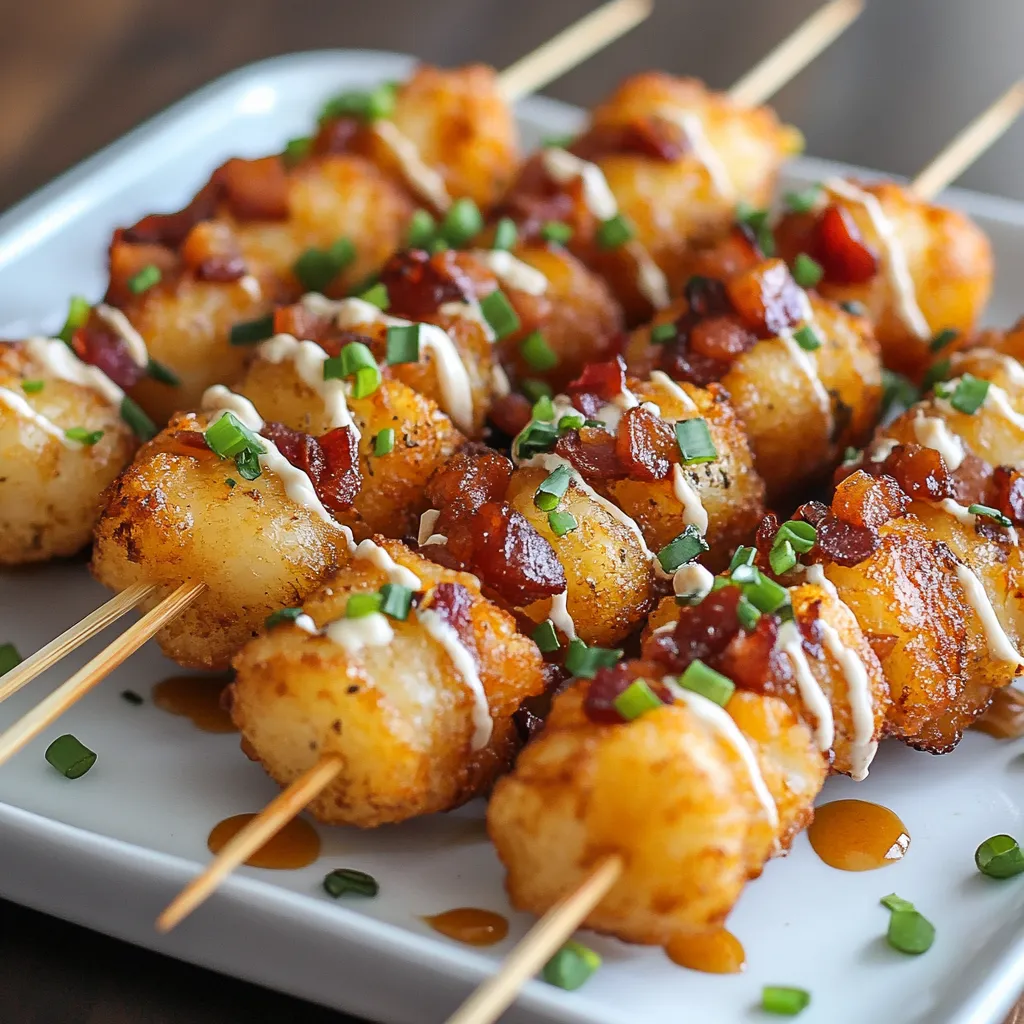 A plate of food with a variety of items on it, including bacon, cheese, and potatoes.