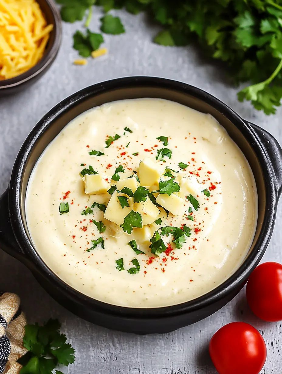 A bowl of soup with a spoon in it.