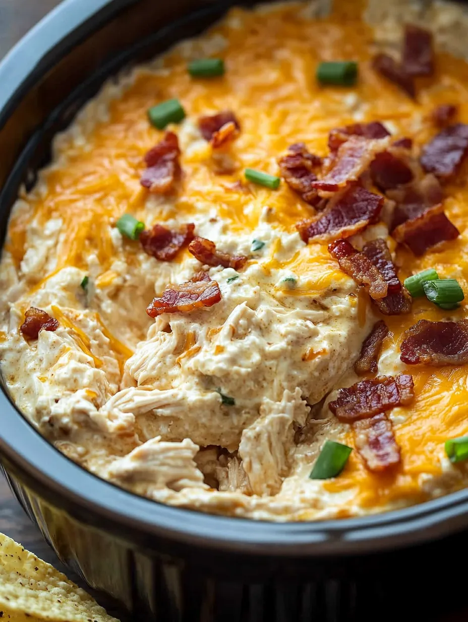 Best Slow Cooker Ranch Chicken Dip