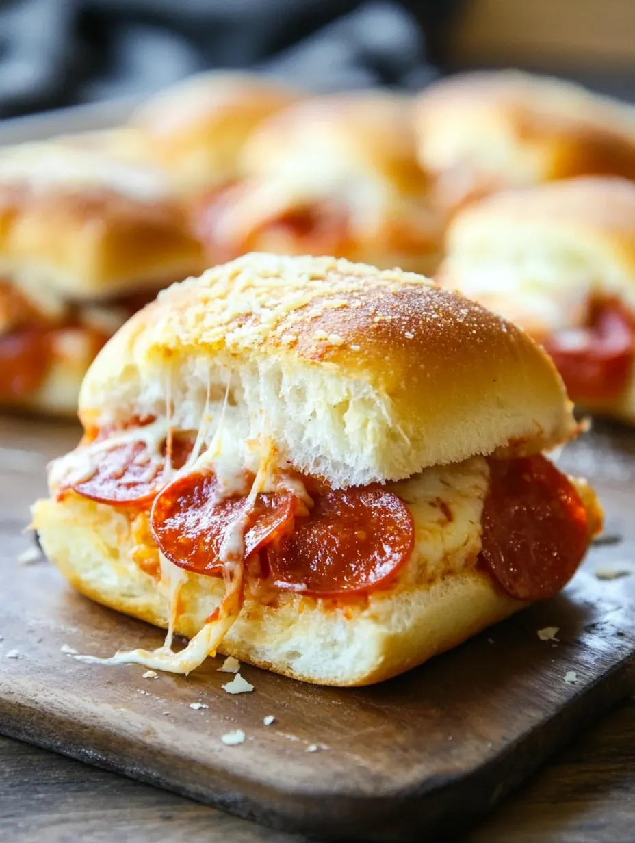 Pepperoni Pizza Sliders Recipe