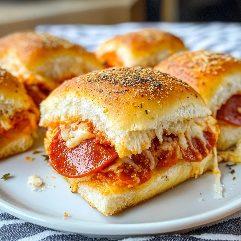 Best Pepperoni Pizza Sliders