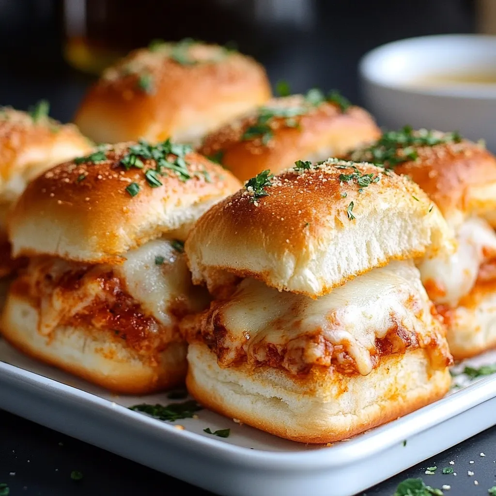 Chicken Parmesan Sliders