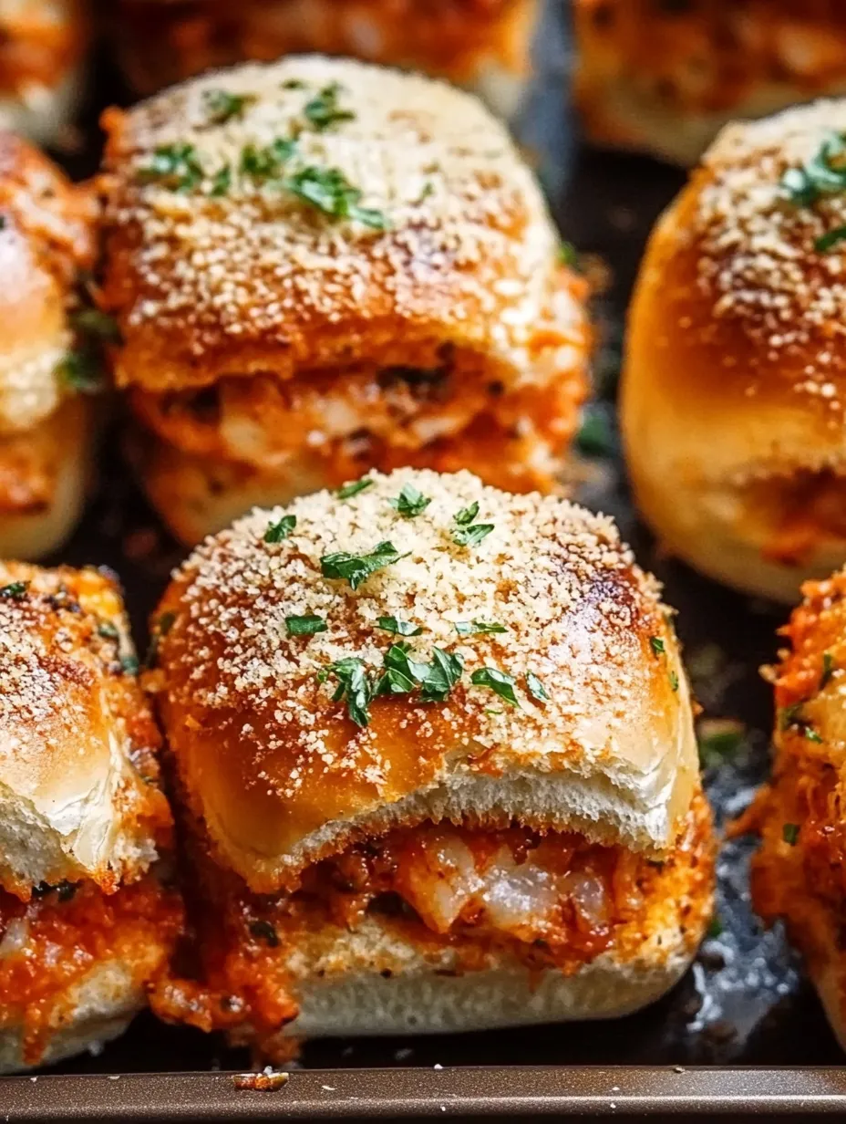 Chicken Parmesan Sliders Recipe
