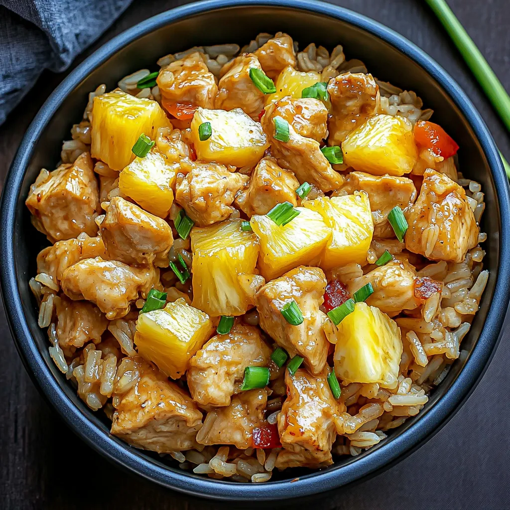 Pineapple Chicken and Rice