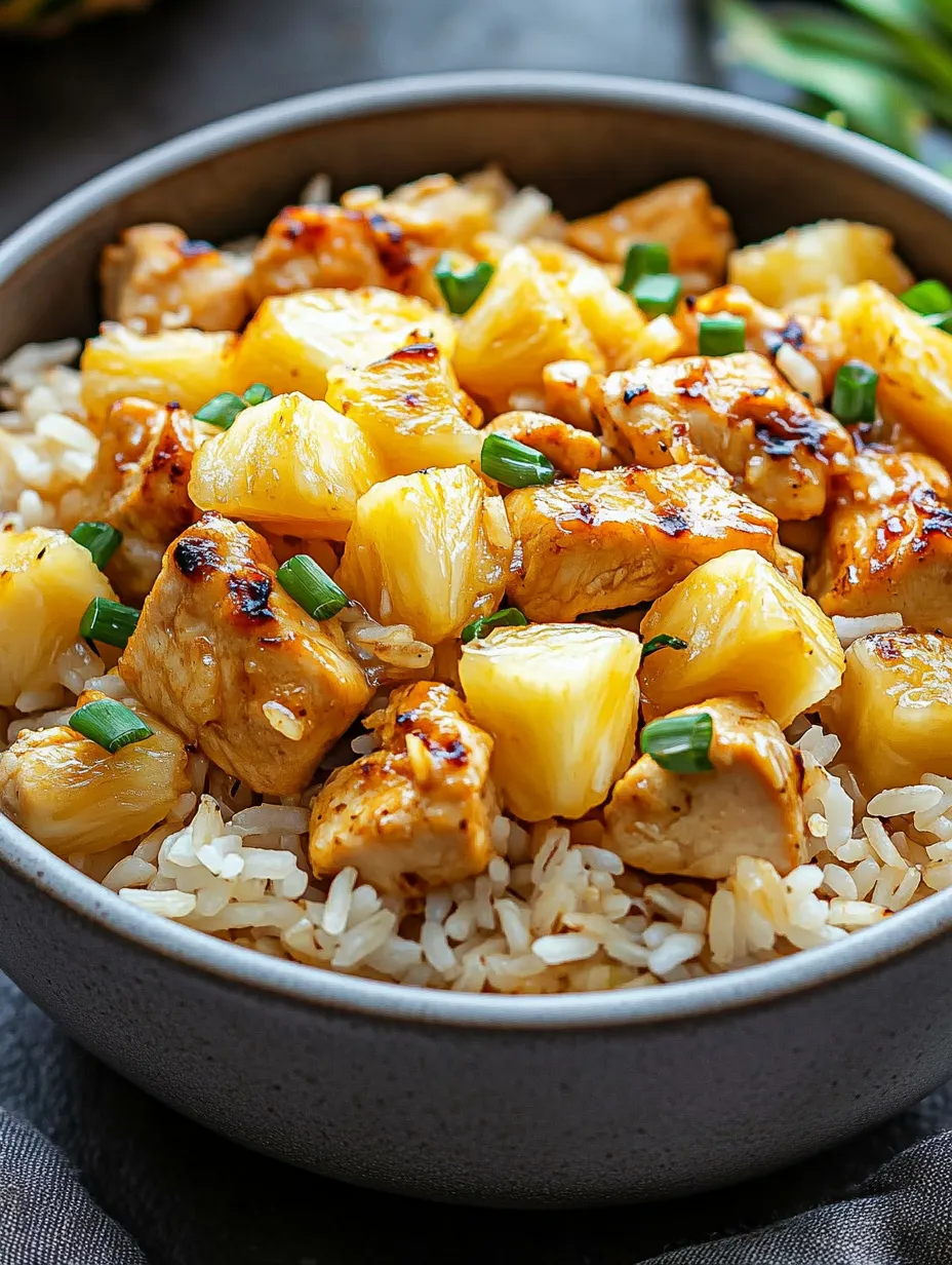Pineapple Chicken and Rice Recipe