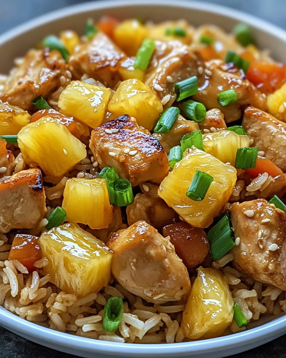 Best Pineapple Chicken and Rice