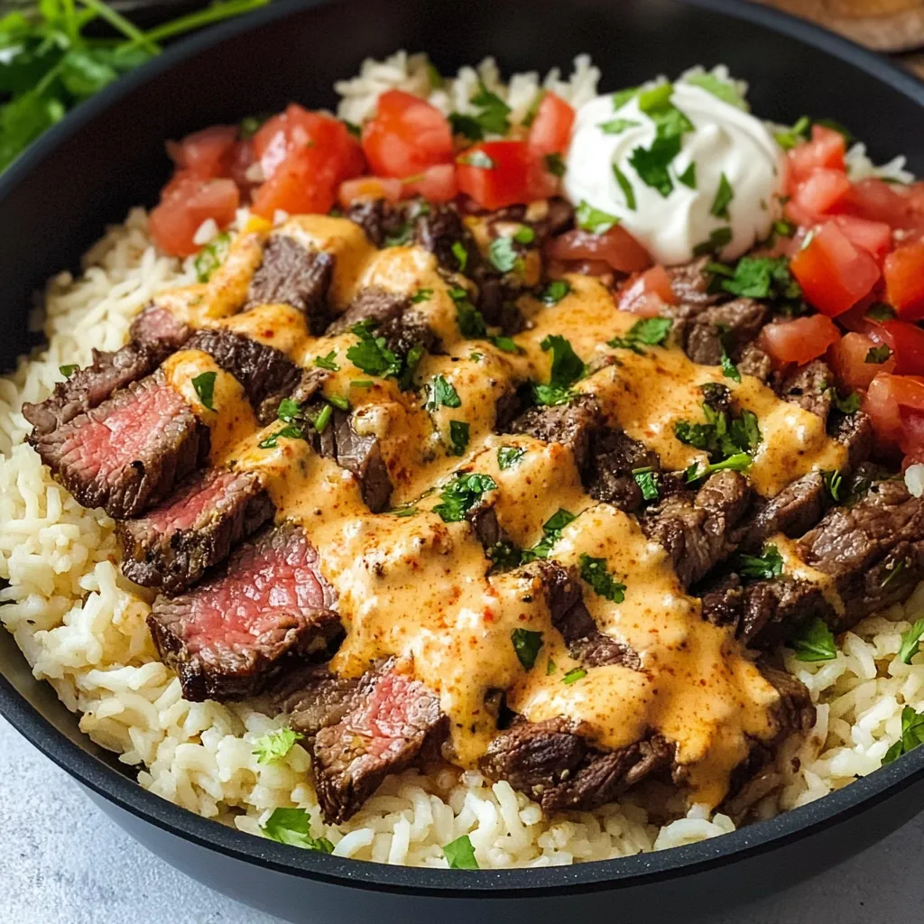 Steak & Queso Rice
