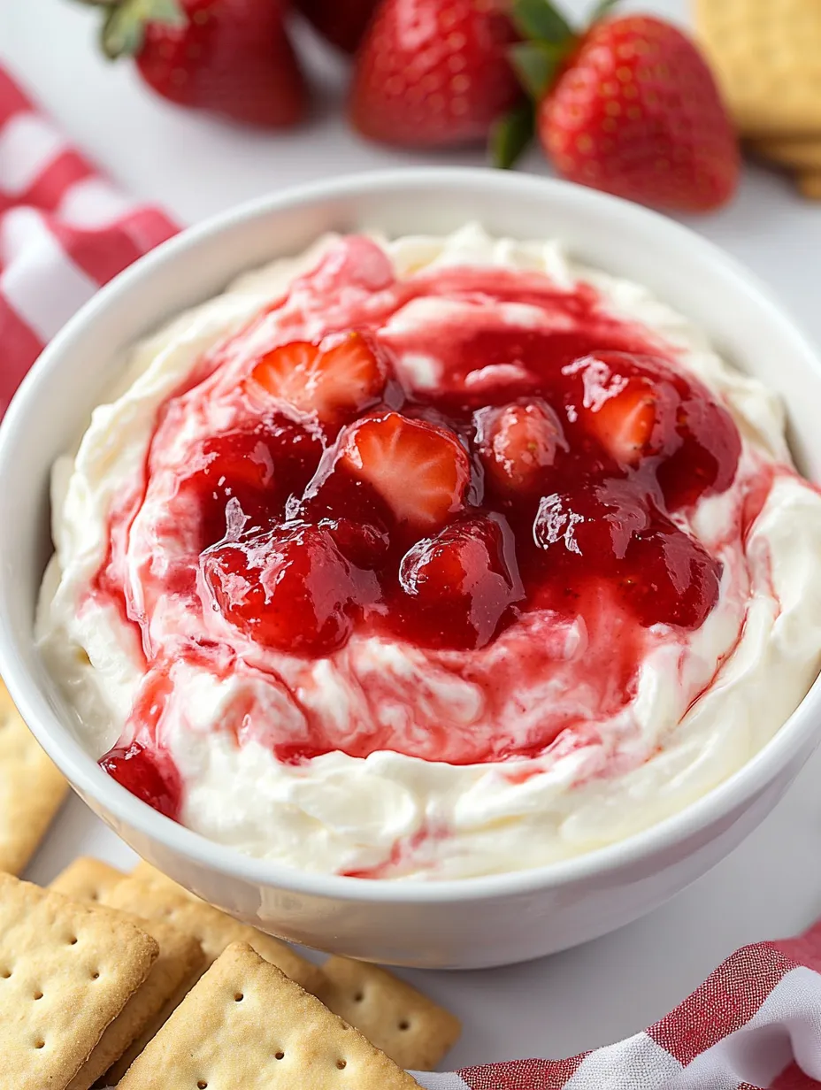 Strawberry Cheesecake Dip Recipe