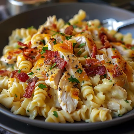 Chicken Bacon Ranch Pasta